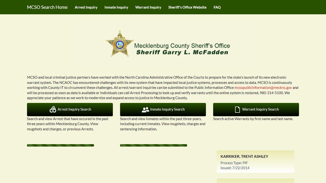 MCSO - mecknc.gov